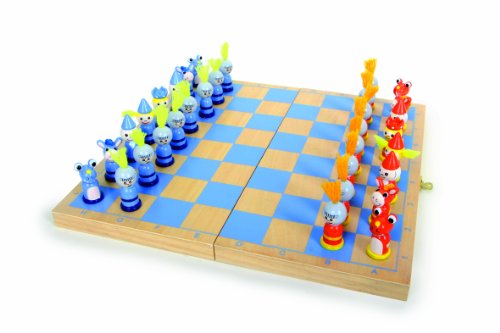 Jeu d'échecs bois enfant pour capter l'attention sans écran