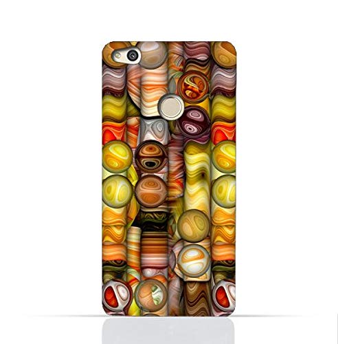 AMCHuawei P8 Lite 2017 / Huawei P9 Lite 2017 TPU Silicone Case with Abstract Bubble Background