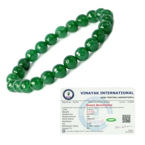 Image of Reiki Crystal Products Certified Natural Crystal Stone 8 mm Diamond Cut /Faceted Beads Bracelet for Men & Women | Reiki Charged Gemstone Bracelet | Multiple Crystal Variants Available