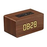 【Modos múltiples】: Bluetooth 4.2 proporciona una conexión estable a 33 pies de distancia y es compatible con todos los dispositivos con Bluetooth. También es compatible con AUX-in y tarjeta TF.