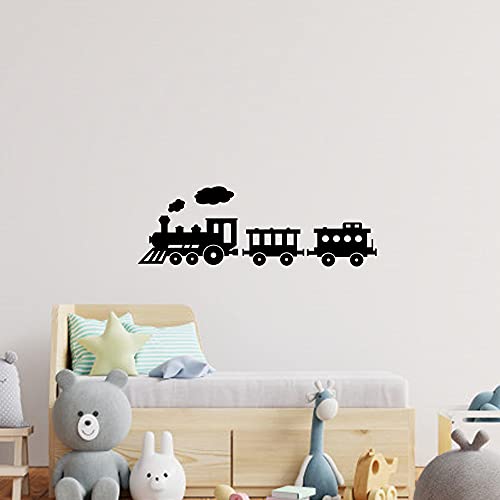 Vinilo decorativo adhesivo tren para habitación infantil miniatura 2