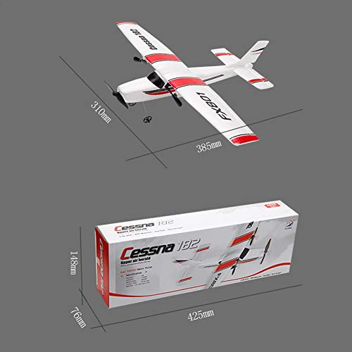 dissylove DIY RC Airplane Toy - EPP Crafts Outdoor Electric Foam RTF Radio Beginner Entry Level FX801 Glider Remote Control Tail Pusher Quadcopter Plan e Model RC Drone for Kid