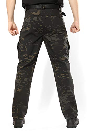 image for ANTARCTICA Men's Winter Fleece Lined Softshell Tactical Pants for Ski 