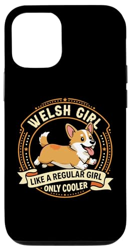 Welsh Girl Like A Regular Girl Only Cooler - Welsh Corgi �X�}�z�P�[�X iPhone 12/12 Pro �p