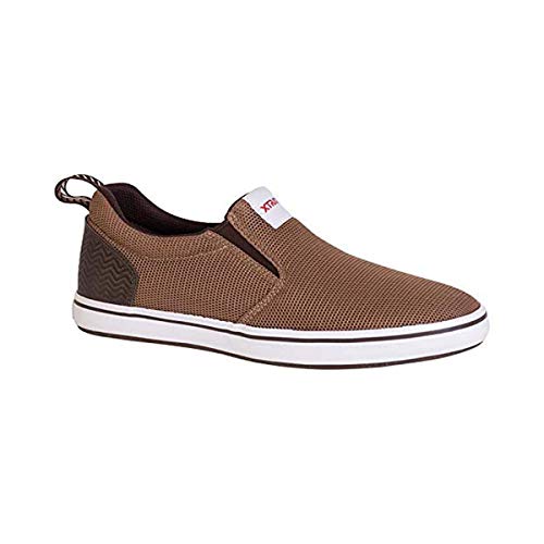 Xtratuf Men's SHARKBYTE AIRMESH Mens Deck Shoe Slip-ON Casual Sneaker Chocolate, 11 (XSAM-900)