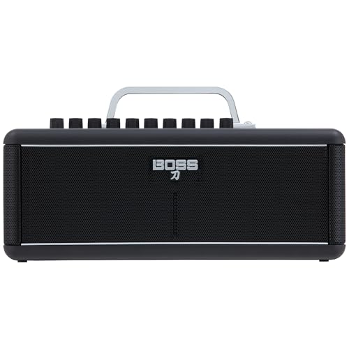 BOSS Katana-Air | Wireless Compact Desktop Amplifier for Guitar, Bass & Acoustic-Electric Guitar & Bass | 5 Amp Characters | Acclaimed Katana Amp & Effect Tones | WL-T Transmitter with Motion Sensing