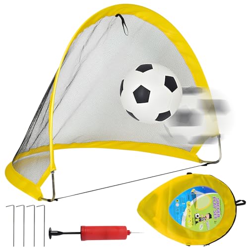 Pop Up Fußballtor, selbstaufstellende Fußballtor Fussballtore für Garten...