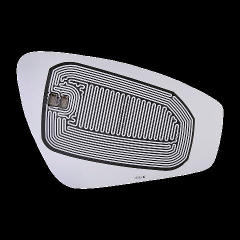 Burco 4863H Driver Side Replacement Heated Mirror Glass No Rear Mount, Compatible with 2021-2023 VW ID.4