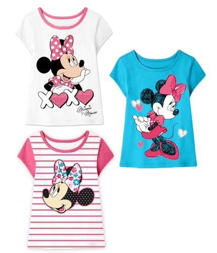 Disney Minnie Mouse T-Shirt (Sets) Daisy Duck Graphic Outfit Tee Infant Little - Picture 4 of 25