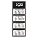 Produktbild Herlitz 50036035 4-Monats-Wandkalender 2022, 33 x 87,5 cm, 1 Stück