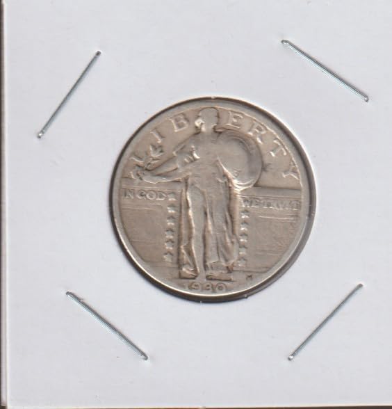 1930 Standing Liberty (90% Silver) Quarter Very Fine