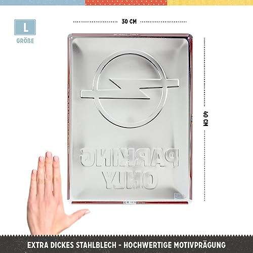 Nostalgic-Art Targhe Vintage Opel - Parking Only