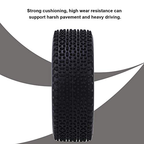 2Pcs Rc Car Tire, Rc Front Tyre Off-Road Wheels Compatible For Wltoys 144001 1/14 Rc Car((144001-1269)) Wltoys 144001 Tires #TOP5