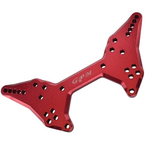 Arrma LIMITLESS/INFRACTION Upgrade Parts Aluminium Rear Shock Tower - 1Pc Set Red Cover