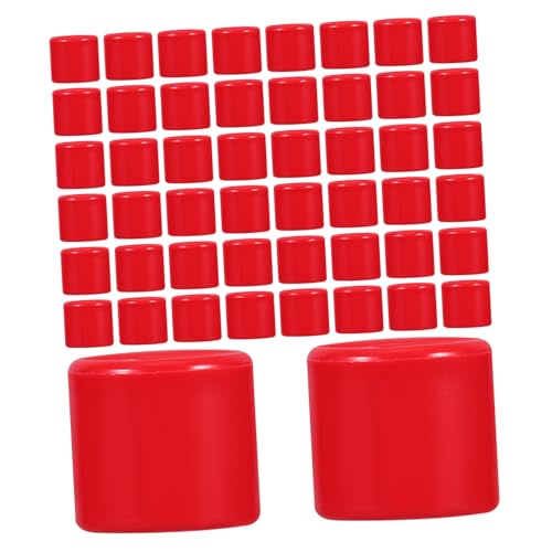 Toddmomy 8mm Blank Pigeon Leg Bands 50pcs Plastic Identification Bands for Training Pigeon Health Supplies Leg