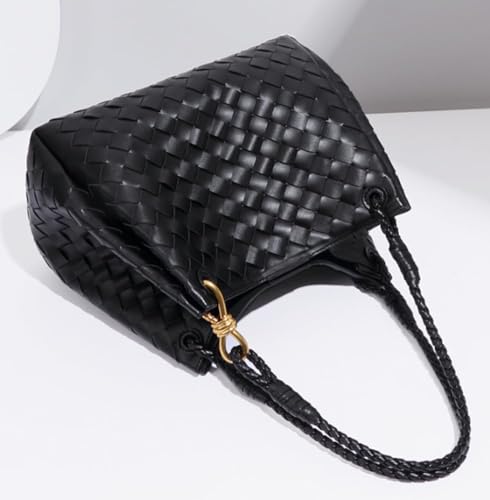 2 Bolsos Slouchy de Cuero PU Trenzado para Mujer miniatura 6