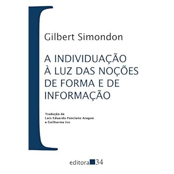 Capa do livro A individuação à luz das noções de forma e de informação
