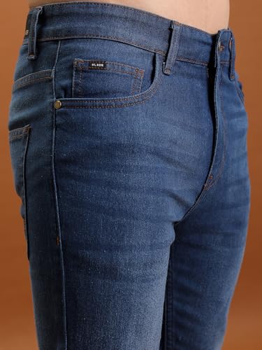 Image of Highlander Men's Straight Fit Jeans | Mid Rise | Stretchable | Sleek & Contemporary | Designed for Comfort & Ease of Movement| Jeans for Man