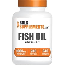 Fish Oil 1000mg Softgels - Fish Oil Supplements, Omega 3 Supplements - Gluten Free, 1 Softgel per Serving, 240 Count Pack of 1