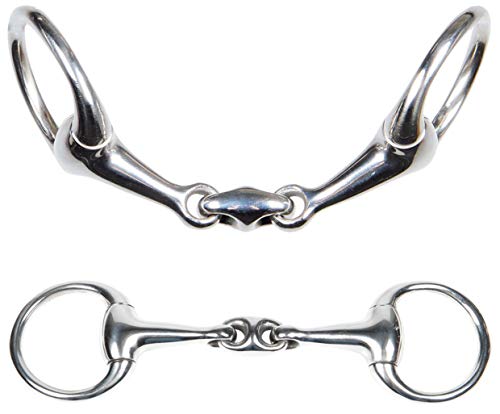 Harry's Horse Bustrens Pony 12 mm mors à olives double brisure inox