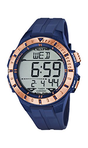 Preisvergleich Produktbild Calypso Herren Digital Quarz Uhr mit Plastik Armband K5607 / 7
