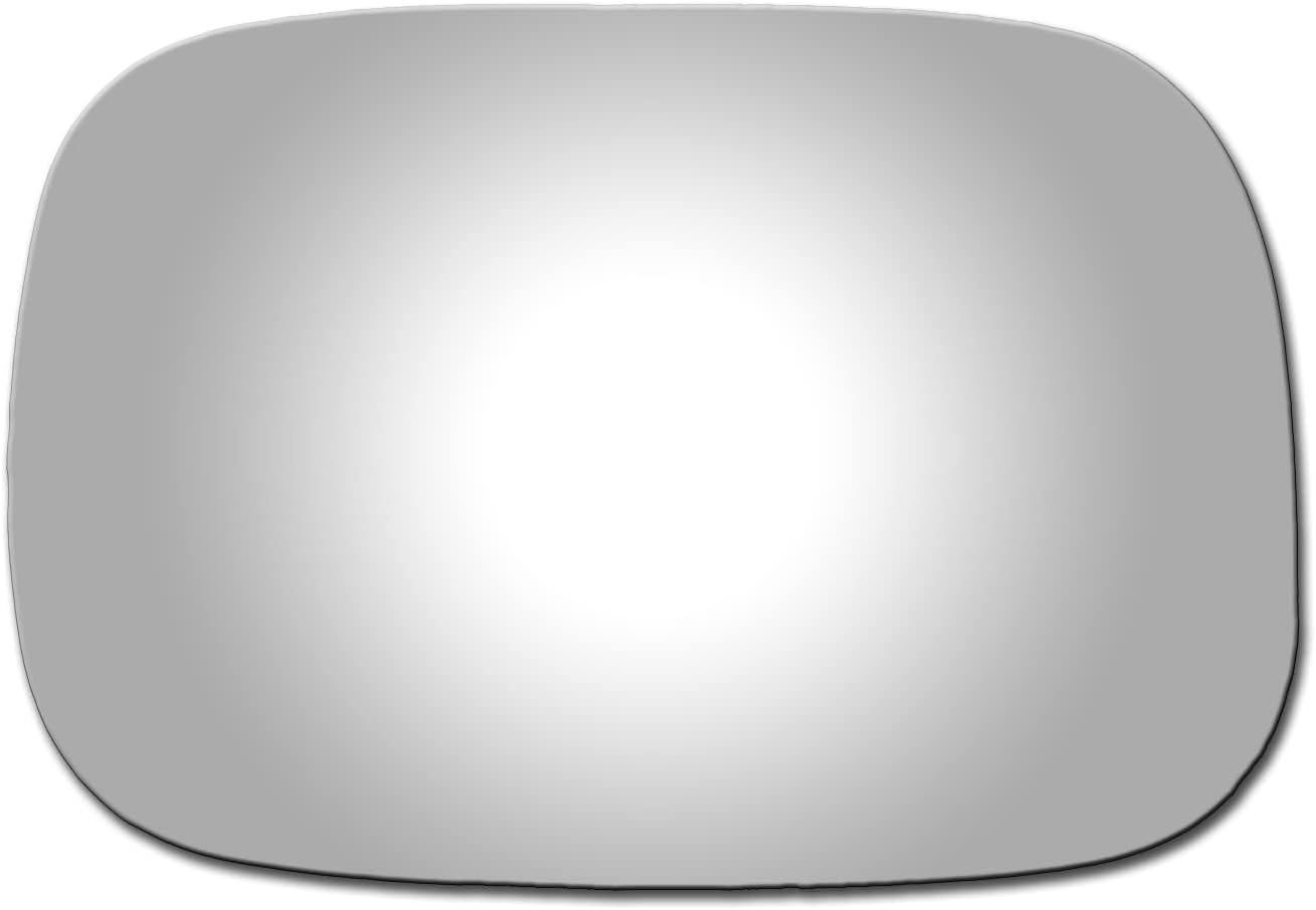 WLLW Mirror Glass for 2005-2010 Toyota Avalon Driver Side Only Left Flat Replacement Glass with Adhesive
