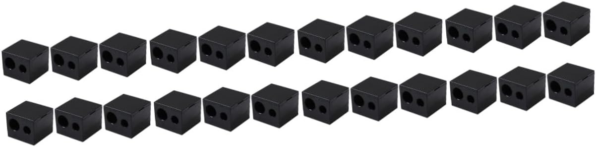 SAFIGLE 24pcs Eyebrow Pencil Sharpener Dual Eyeliner Pencil Sharpener for Precise Makeup Application Essential Cosmetic Tool for Eyebrow and Eyeliner