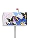 Magnetic Mailbox Cover Butterfly and Romantic Holiday Standard Size Removable Post Letter Box Cover Waterproof Garden Yard Outdoor Decoration