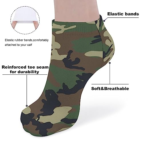 Low Cut Ankle Socks No Show Short Athletic for Men 5 Pairs3