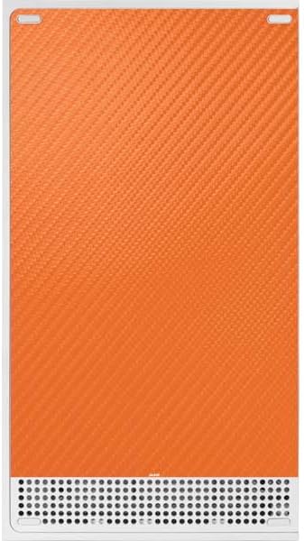 Skinit Decal Gaming Skin Compatible with Xbox Series S Bundle - Orange Carbon Fiber Specialty Texture Material Design