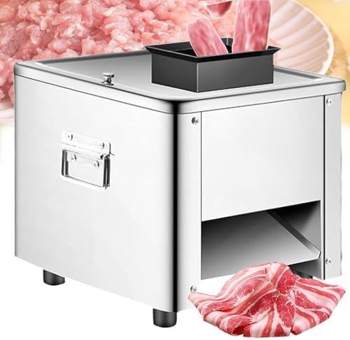 Heavy-Duty Electric Meat Slicer, Suitable for Chicken, Fish, and Beef - Commercial Shredder/Dicer, High-Efficiency Meat Processing, 15Mm Diameter.,10mm