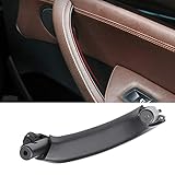 Jaronx for BMW X3 X4 Door Pull Handle, Right Side Passenger Interior Door Panel Pull Handle Replacement (Fit:BMW X3 F25 2010-2016,X4 F26 2014-2017)(Leather Outer Cover NOT Included)(Black)