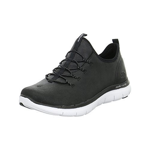 Skechers Sport Women's Flex Appeal 2.0 Top Story Sneaker,black,8.5 M US