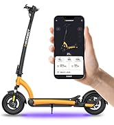 Patinete Eléctrico FPlus de HIKERBOY: para Adultos, Dual Suspensión, Ruedas de 10", 20km/h Máx, B...