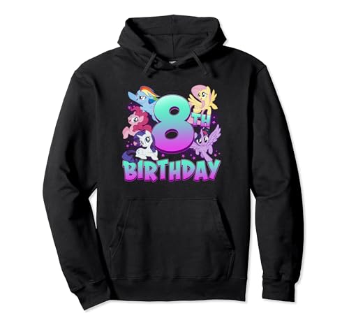 Sweat à capuche enfant My Little Pony 8th Birthday modèle pullover pour fille taille 8 ans