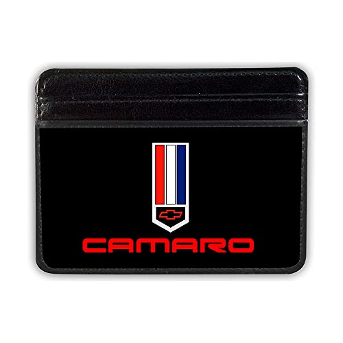 Weekend Wallet PU Camaro Badge with Text Black Red White Blue