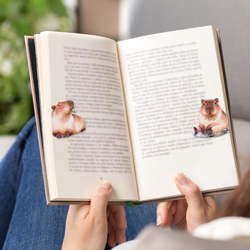 10 PC Magnetic Bookmarks, Cute Hydrochoerus  - image 7
