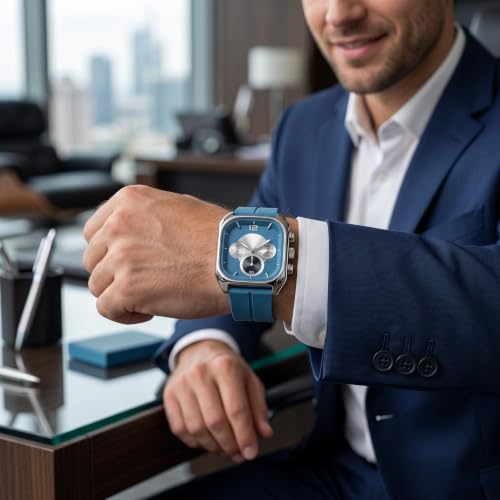 Image of GOLDENIZE FASHION Watch for Man, Analog Watch for Man, Black Ceramic Watch for Men with Arabic Numeral Dial, Low Weight Quartz Wrist Watch Men's & Boy's Wrist Watch