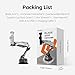 MOVMAX Blade Arm Solar Powered Electronic Suction Kit, Shock Absorber Arm Car Mount for DJI Pocket 3, GoPro Hero 13, 360 Action Cameras with Auto Pressure Detection & LCD Display, Pocket 3 Accessories