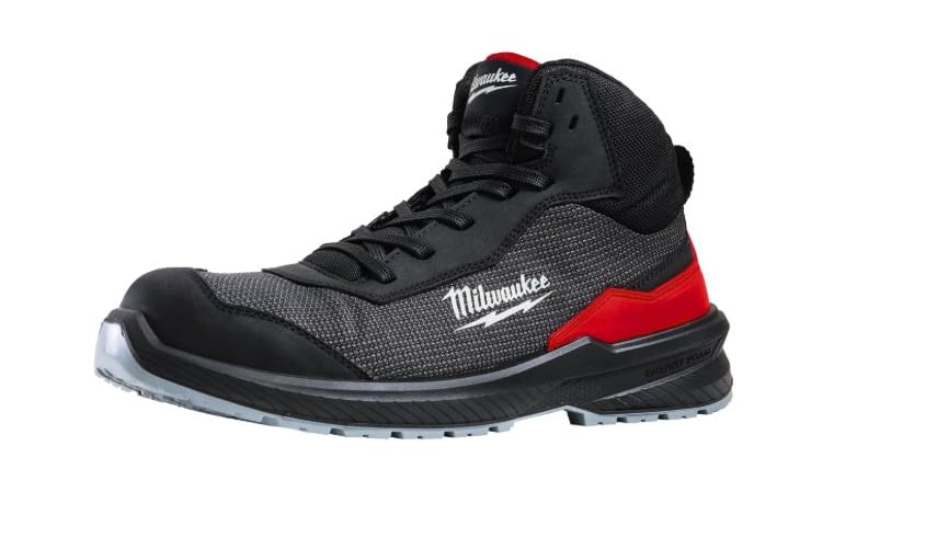 Milwaukee 4932493709 - Scarpe antinfortunistiche Flextred™ S1PS 1M110133; (Nero, Sistema Taglie Calzature EU, 44)