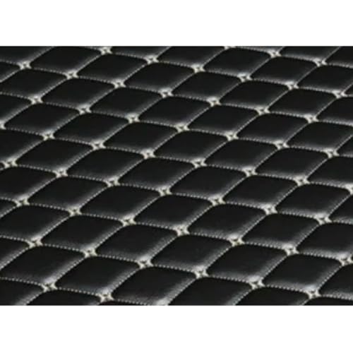Tapis de coffre sur mesure en cuir noir et beige pour Jaguar F-TYPE 2013-2022