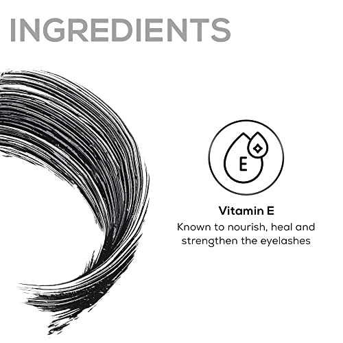 RENEE Volumax Mascara Black 10ml | Quick Dry, Waterproof, Long Lasting Weightless Formula | Volumizes, Lengthens & Conditions the Lashes With Intense Color | 360 - Degree Wand... - Image 3