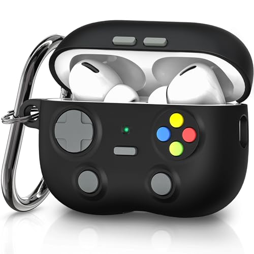 Coque Airpods Pro 2 silicone noir résout perte écouteurs