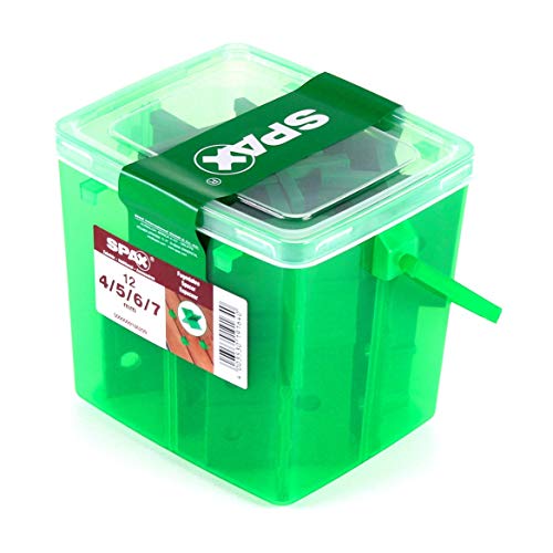 Spax - Separatore Per Fughe A 4 Larghezze: 4/5/6/7 Mm, 12 Pezzi, 5000009186209 - 2