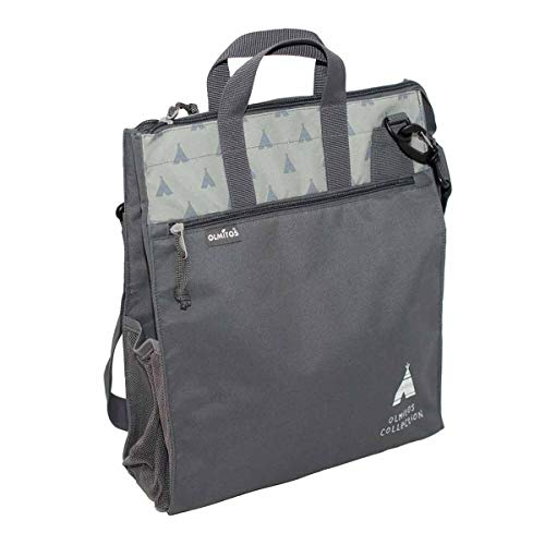 Sac maternel Tipi Olmitos gris sac à langer pour poussette et voyage bébé