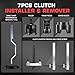 DNA MOTORING DSG Clutch Installer Remover Kit, Double Clutch Tool Fit Compatible with VAG VW Audi 7 Speed DSG Clutch, TOOLS-00554