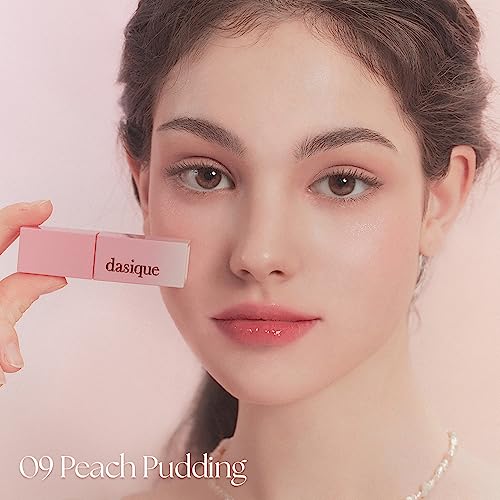 dasique Juicy Dewy Tint (09 Peach Pudding) 0.12 oz | Light Application with moisture | Long Lasting & wearing Glossy Lip Stain, Non-sticky | Vegan, Cruelty-free | Korean makeup | stocking stuffers - Image 6