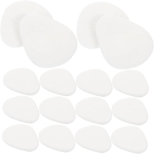 Miniatura 1 de SEWOART Almohadillas para pies 25 pares de almohadillas adhesivas de tamaño medio para antepié, color blanco, Blanco