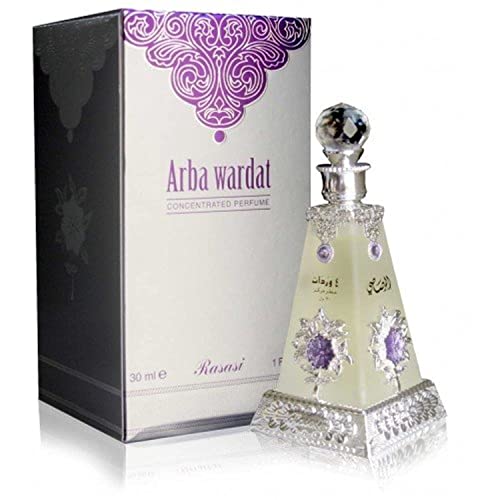 Arba Wardat, Concentrated Perfume Oil by Rasasi - 30ml