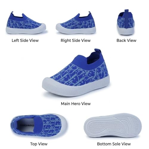 Image of Baby Choo Choo Shoes for Boys & Girls | Soft Slip-On Toddler Shoes with Whistle Heel | Breathable Knit Upper | PVC Sole | Ages 6 Months-3 Years